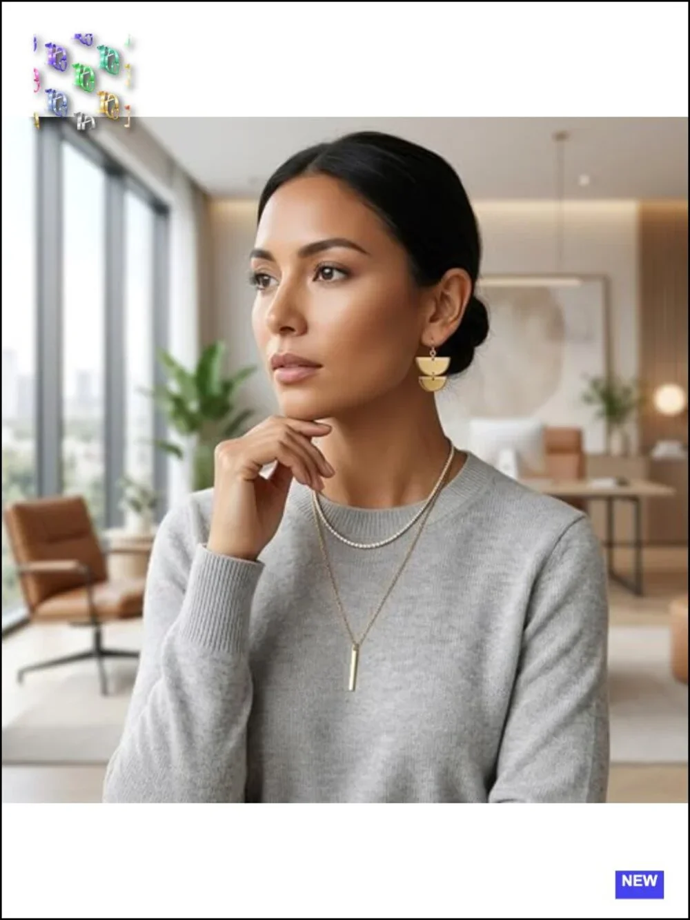 Lightweight Gold Plated Drop Dangle Earrings Round Hoop Statement Jewelry